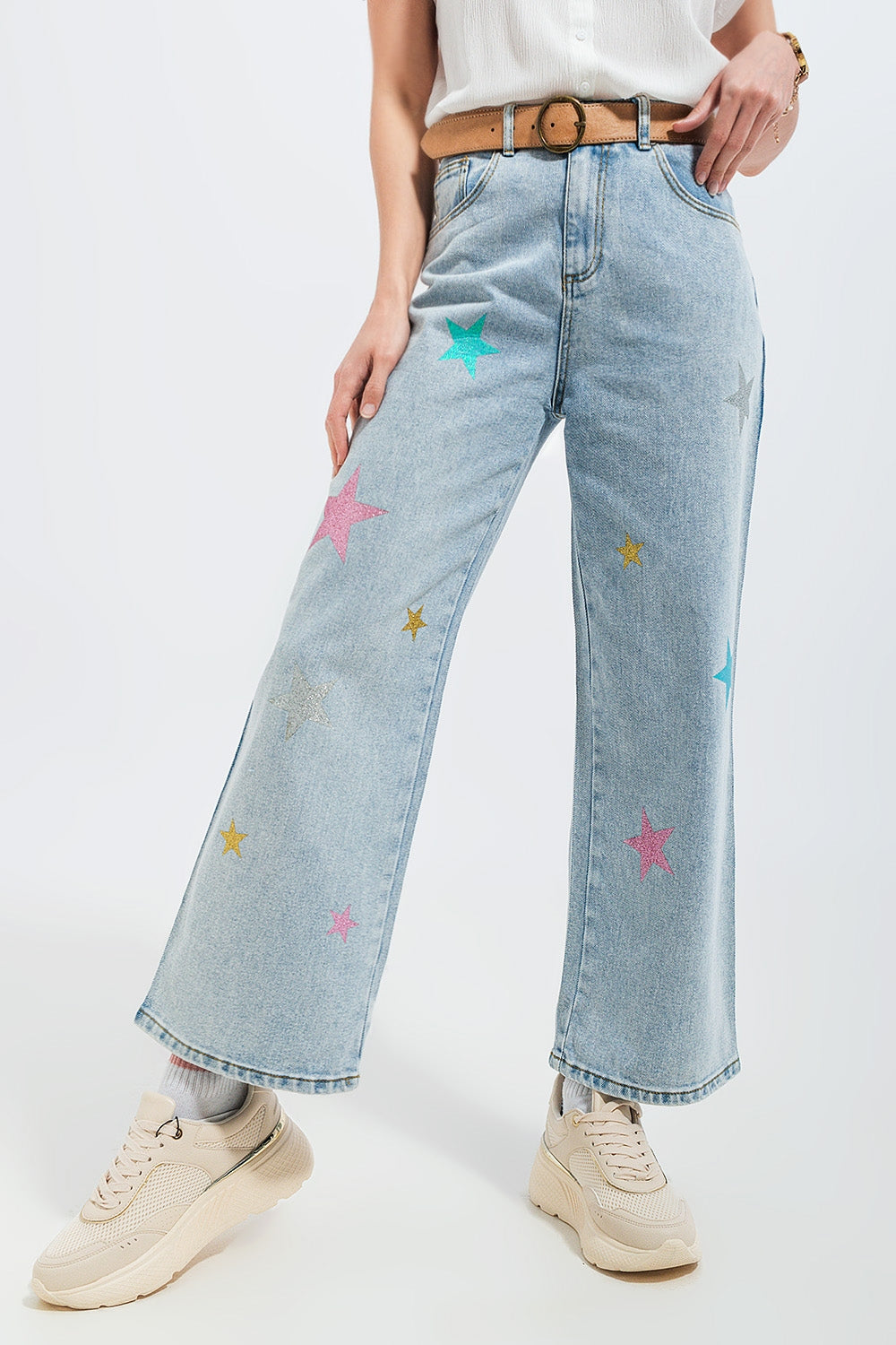 Jeans with star print Szua Store