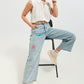 Jeans with star print Szua Store