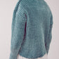 Knitted chenille jumper in green Szua Store