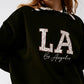 LA oversized sweat in black Szua Store