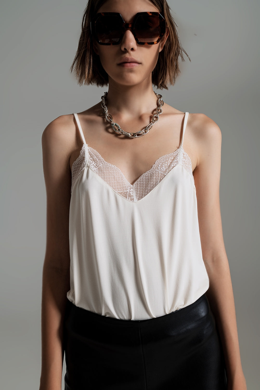 Cream on sale lace camisole