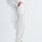 Lightweight Pants with tie waist in white Szua Store