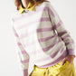 Long purple striped sweater Szua Store