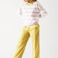 Long purple striped sweater Szua Store