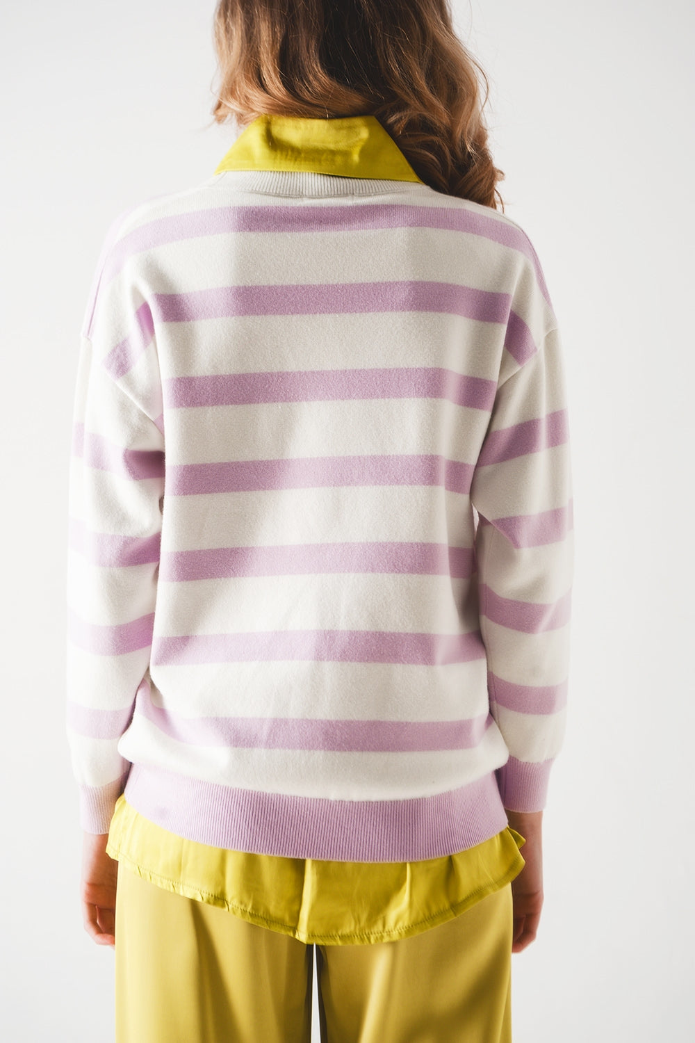 Long purple striped sweater Szua Store