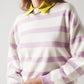 Long purple striped sweater Szua Store