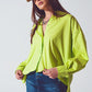 Loose Fit Blouse in Lime Green - Szua Store