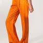 Q2 Loose Fit Zebra Print Pants in Orange