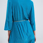 Maxi dress in shimmer blue Szua Store