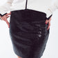 Mini Bodycon Skirt in Black Small Sequins