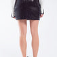 Mini Bodycon Skirt in Black Small Sequins