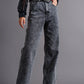 Mom jeans with high waist in black Szua Store
