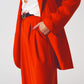 Oversized blazer in orange - Szua Store