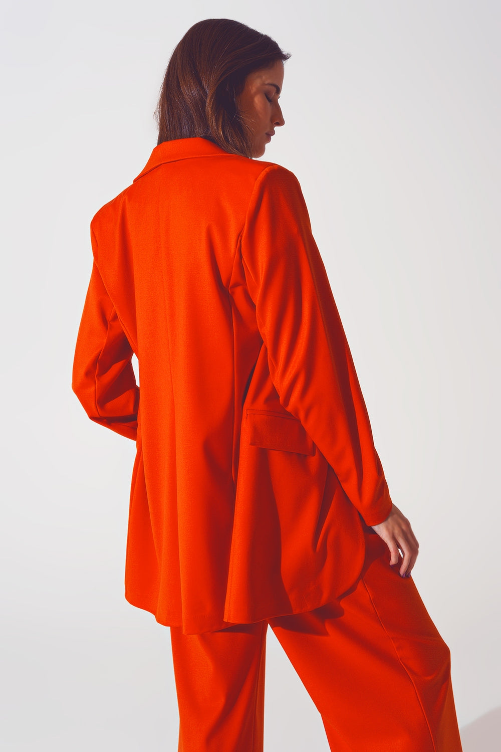 Oversized blazer in orange - Szua Store