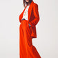 Oversized blazer in orange - Szua Store