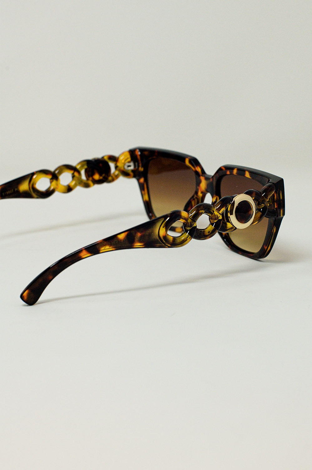 Oversized Cat Eye Sunglasses in brown Vintage - Szua Store