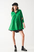 Oversized shirt in bold green Szua Store