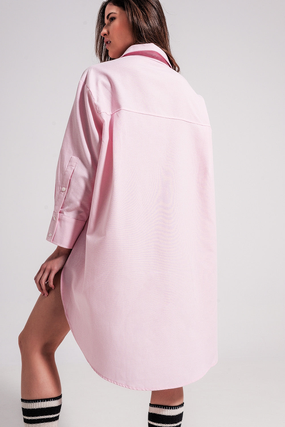 Oversized shirt in pink - Szua Store