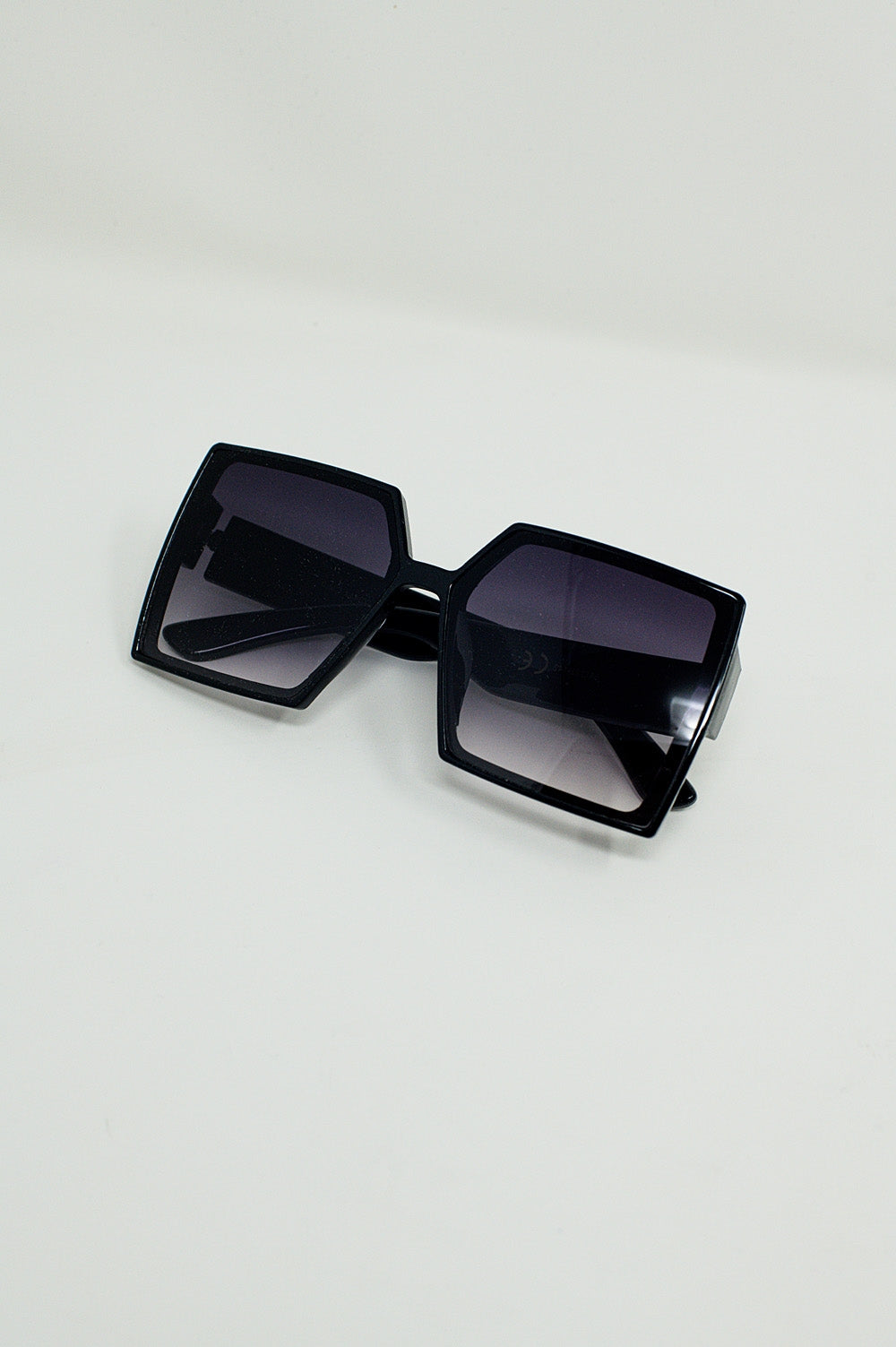 Oversized Square Sunglasses In Black - Szua Store