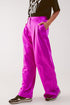 Palazzo pleated pants in fuchsia Szua Store