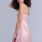 Pink dress with crossed ribbons Szua Store
