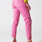 Pink Wrinkled Skinny Jeans - Szua Store