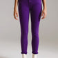 Q2 Purple ankle skinny jeans with soft wrinkles