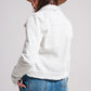 Raw edge denim jacket in white Szua Store