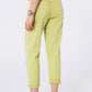 Relaxed Basic Jeans in Lime Green - Szua Store