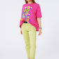 Relaxed Basic Jeans in Lime Green - Szua Store