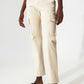 Q2 Relaxed cargo pants in beige