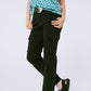 Q2 Relaxed cargo pants in black