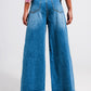 Relaxed Flare Jean in Mid Blue wash Szua Store