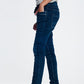 Relaxed sportspant jeans with draw cord Szua Store