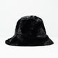 Reversible bucket hat in black with teddy turn up Szua Store