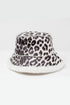 Reversible bucket hat in leopard print in ecru Szua Store