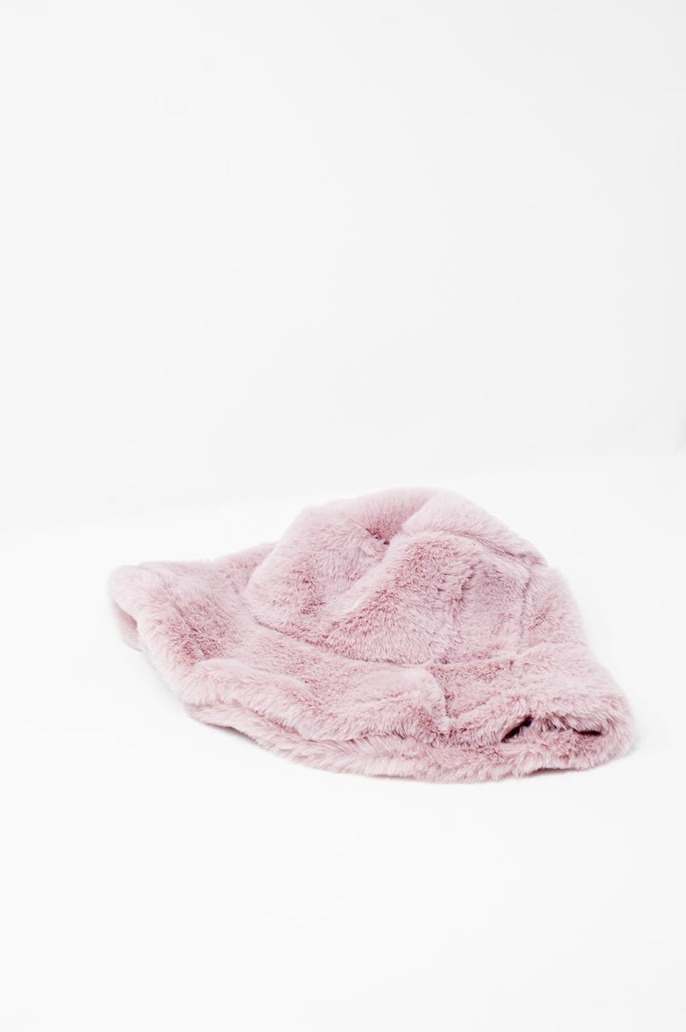 Reversible bucket hat in pink with teddy turn up Szua Store