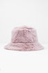 Reversible bucket hat in pink with teddy turn up Szua Store