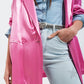 Satin blazer in pink Szua Store