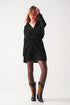 Satin mini dress in black Szua Store