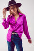 Satin shirt in fuchsia Szua Store