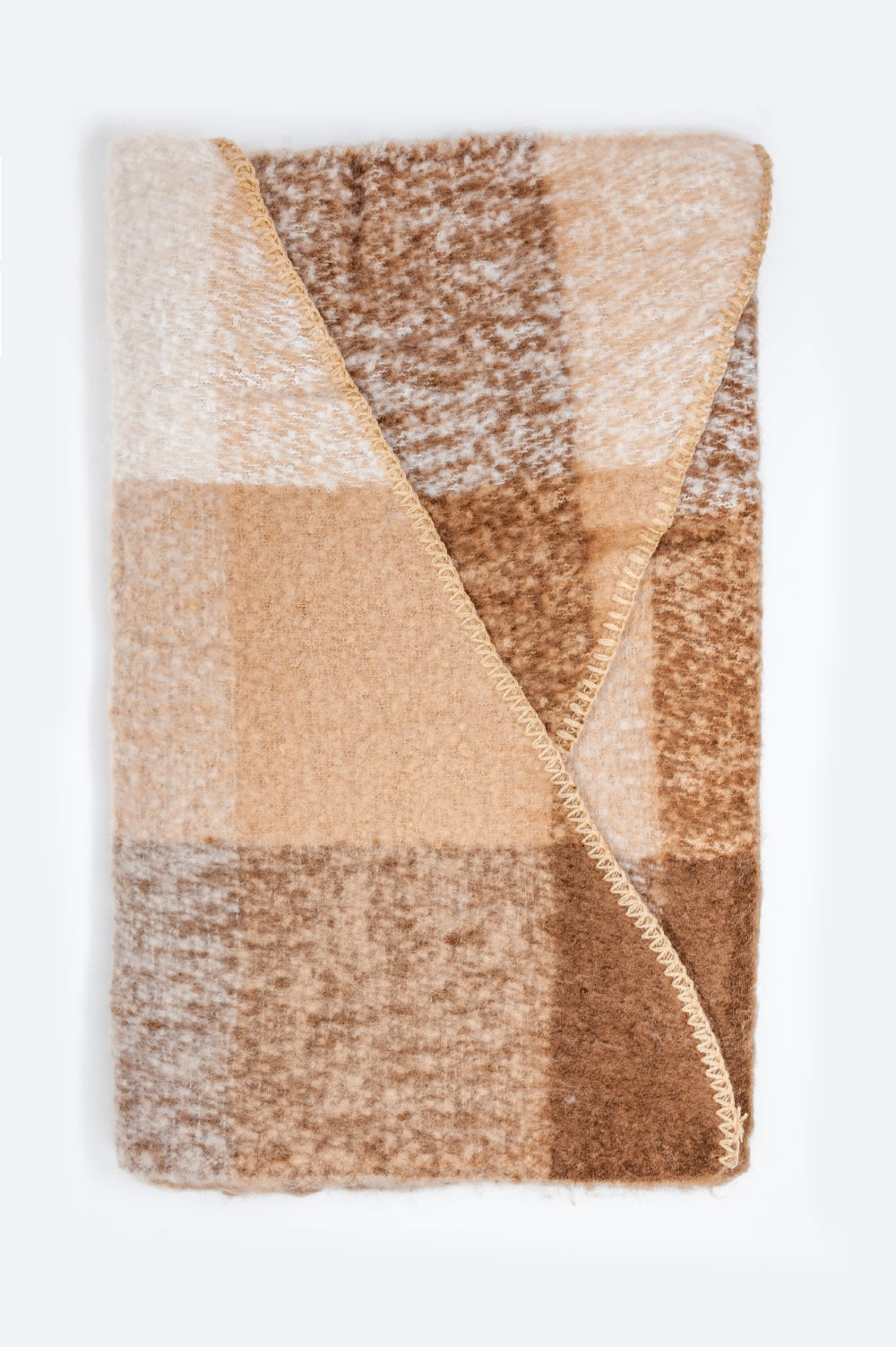 Scarf in beige and brown Szua Store