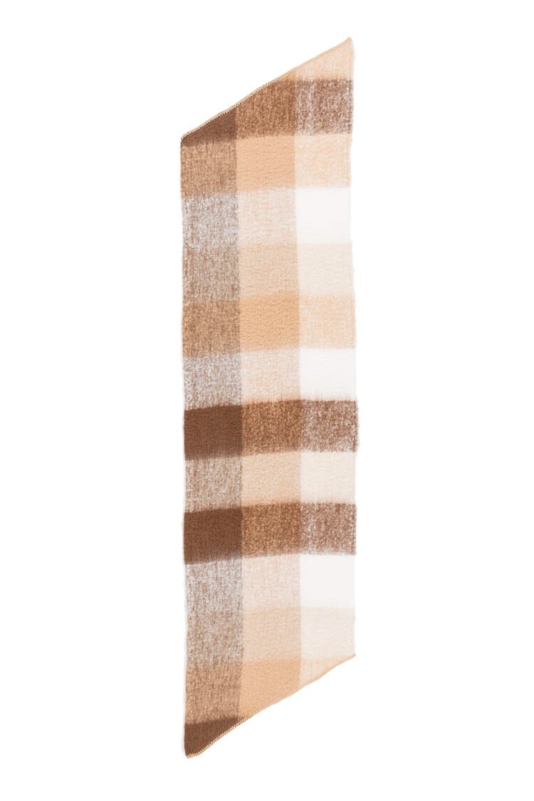 Scarf in beige and brown Szua Store