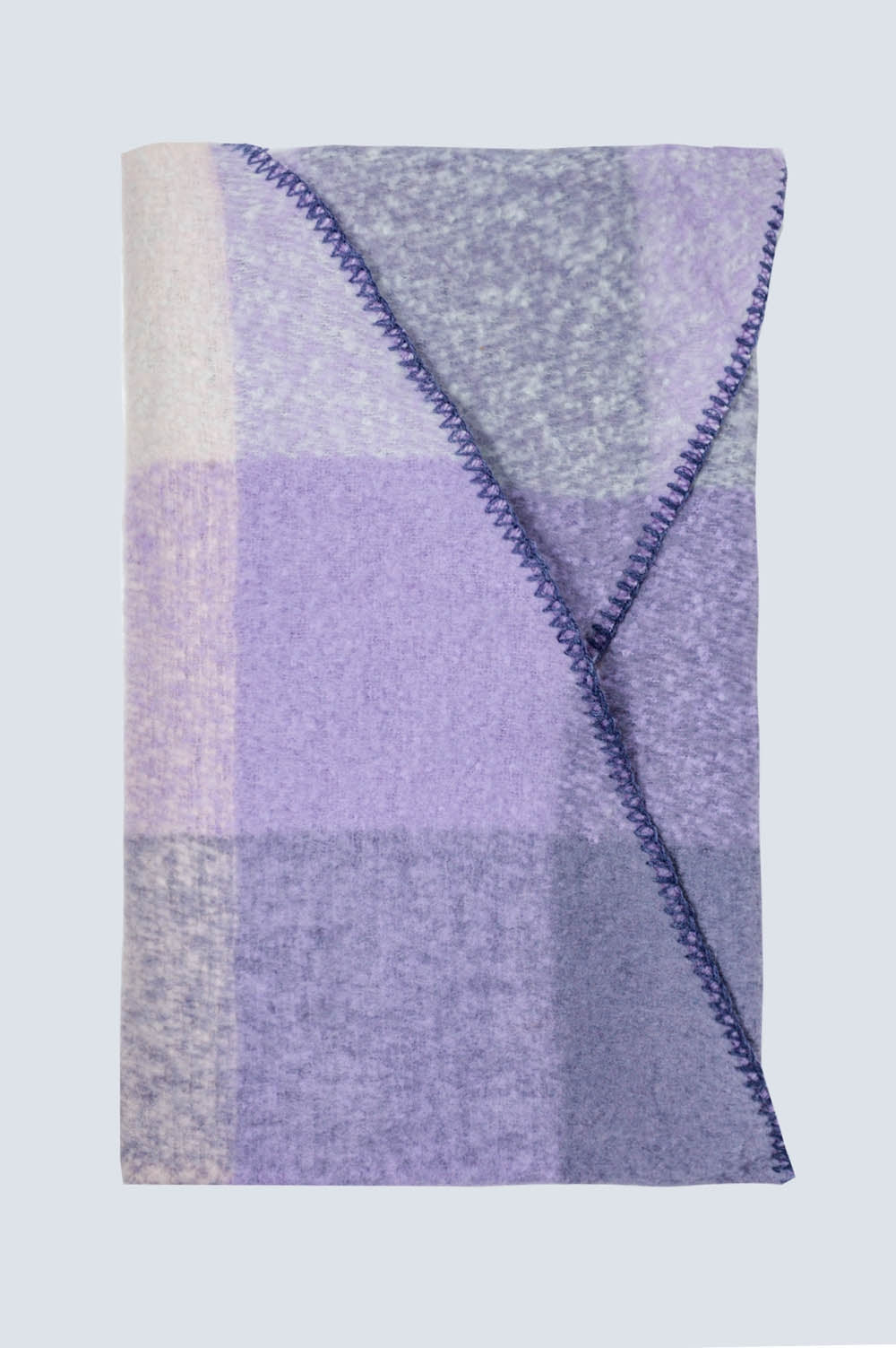 Scarf in beige and purple Szua Store