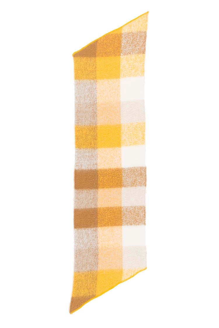 Scarf in beige and yellow Szua Store