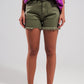 Shorts in khaki Szua Store