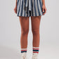 Shorts with paperbag waist in navy Szua Store