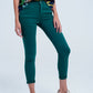 Skinny green elastic jeans Szua Store