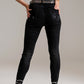 Skinny Jeans With Embellished Details in Black Wash