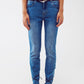 Skinny jeans with hem wash detail - Szua Store